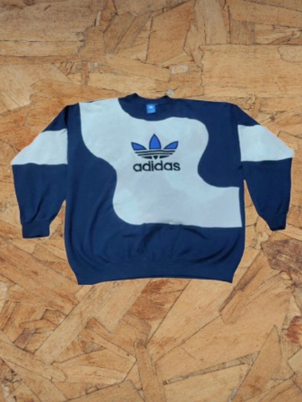 Adidas Vintage Reworked Embroidered Unisex Sweatshirt Size XXL